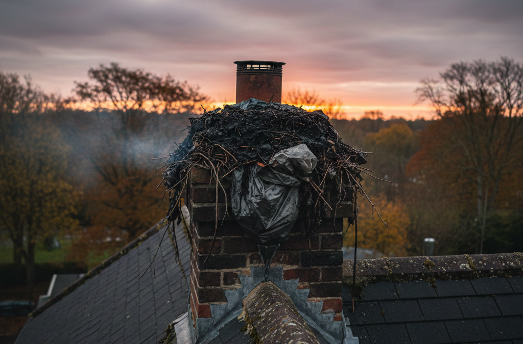Signs of chimney blockage